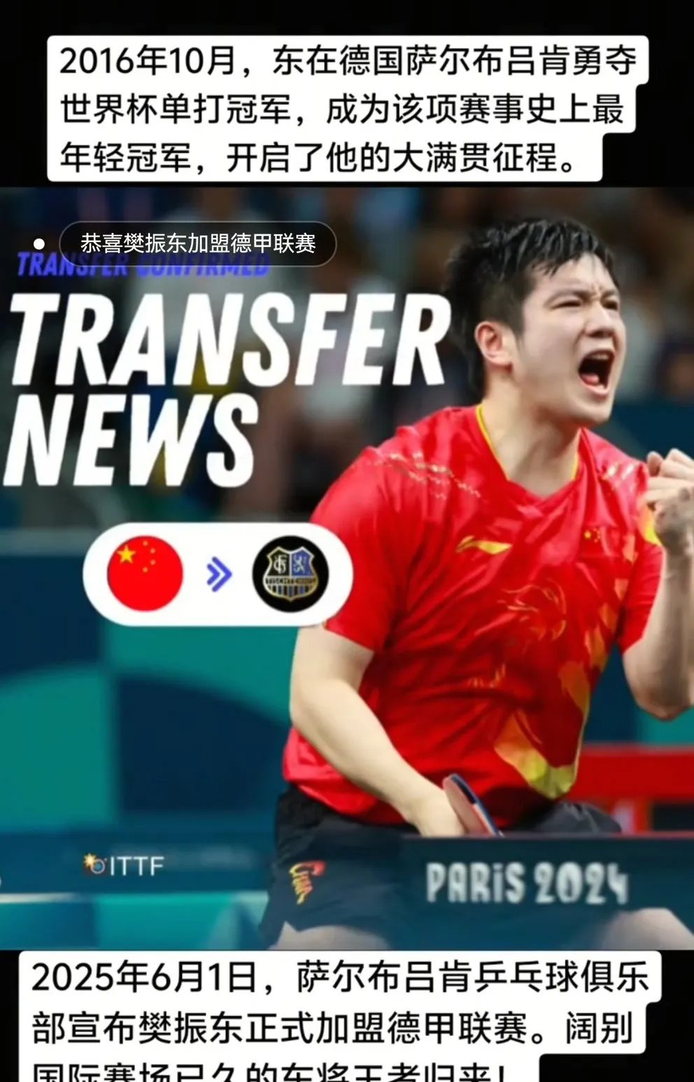 乐鱼体育-波兰乒乓球队翻盘法国乒乓球队,樊振东爆发神勇的简单介绍